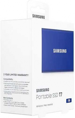  SSD Samsung 1Tb USB-C MU-PC1T0H/WW T7 1.8 