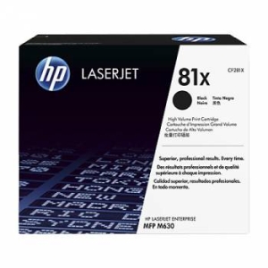   HP 81X CF281X   HP LJ Pro M630dn/f/h/z (25000.)