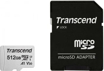   512GB microSD w/ adapter UHS-I U3 A1