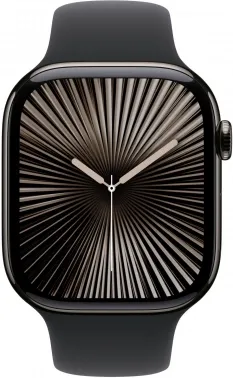  Apple Watch S10 46mm Jet Black Aluminium Case/Black SB M/L MWWQ3ZP/A A2999 195949572432