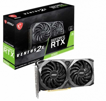  MSI RTX3060 VENTUS 2X 12G PCI-E 4.0  12288Mb 192 GDDR6 1680/15000 HDMIx1 DPx3 HDCP Ret