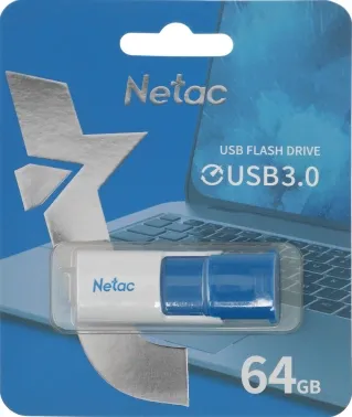  Netac U182 Blue 64Gb <NT03U182N-064G-30BL>, USB3.0,  ,  -