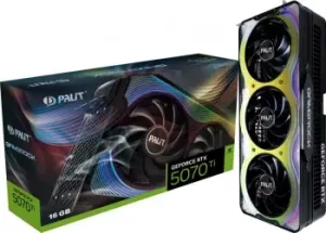  Palit NVIDIA GeForce RTX 5070 Ti GameRock 16Gb PCI-E 256bit GDDR7 2295/30000 HDMIx1 DPx3 