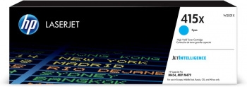 Тонер-картридж HP 415X W2031X голубой для HP HP LJ M454/MFP M479 (6000стр.)