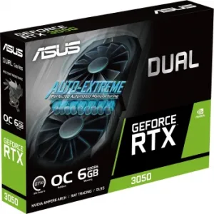  Asus PCI-E nVidia GeForce RTX 3050 RTL (DUAL-RTX3050-O6G)