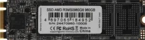  SSD AMD SATA 960GB R3MS0960G8 Radeon mSATA