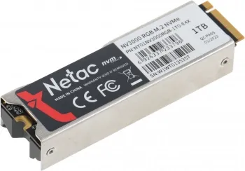  SSD Netac M.2 2280 NV3000 RGB NVMe PCIe 1Tb NT01NV3000RGB-1T0-E4X (heat sink)