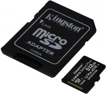   microSDHC 512GB microSDXC Class10 Kingston <SDCS2/512GB> UHS-I Canvas Select up to 100MB/