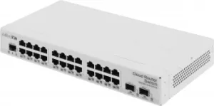  Mikrotik CRS326-24G-2S+IN with 800 MHz CPU, 512MB RAM, 24xGigabit LAN, 2xSFP+ cages, Rout