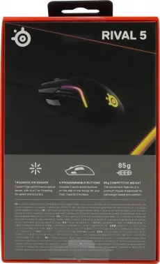  Steelseries Rival 5   (18000dpi) USB (9but)