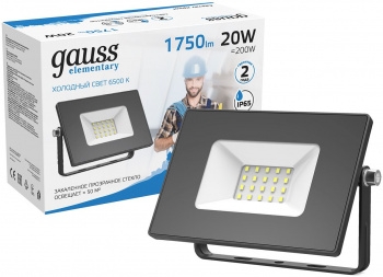   GAUSS 613100320  LED 20W IP65 6500  1/16