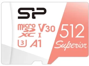   microSD 512GB Silicon Power Superior A1 microSDXC Class 10 UHS-I U3 100/80 Mb/s (SD 