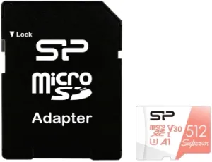   microSD 512GB Silicon Power Superior A1 microSDXC Class 10 UHS-I U3 100/80 Mb/s (SD 