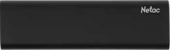  SSD  Netac 250Gb Z SLIM (USB3.2, up to 520/480MBs, 10029.59mm, Black)