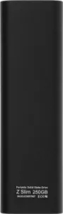  SSD  Netac 250Gb Z SLIM (USB3.2, up to 520/480MBs, 10029.59mm, Black)