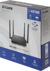  Wi-Fi 6  D-Link DIR-X1510/RU/R1A AX1500