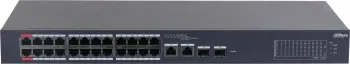  Dahua DH-CS4226-24ET-375 (L2) 24x100/ 2x (1000BASE-T/SFP) 2SFP 24PoE 375W 
