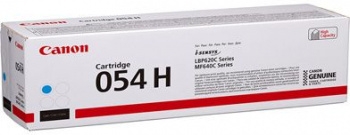 Тонер Картридж Canon 054 H C 3027C002 голубой (2300стр.) для Canon MF645Cx/MF643Cdw/MF641Cw/LBP623Cd