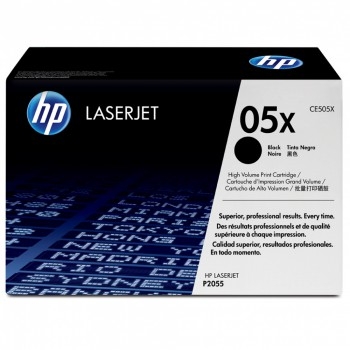 Тонер-картридж HP CE505X черный для LJ P2055 6500стр.