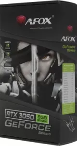  Afox PCI-E AF3050-8GD6H2-V4 NVIDIA GeForce RTX 3050 8Gb 128bit GDDR6 1552/14000 DVIx1 HDM