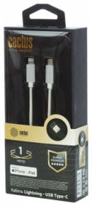  Cactus CS-LG.USB.C-1 USB Type-C (m)-Lightning (m) 1  