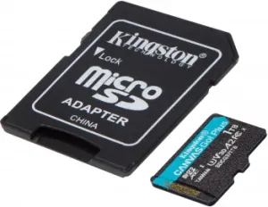   Kingston 1TB microSDXC Canvas Go Plus 170R A2 U3 V30 Card + ADP/ Kingston 1TB microSDXC