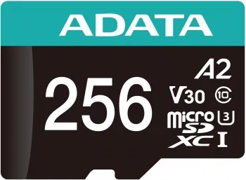   MICRO SDXC 256GB W/AD. AUSDX256GUI3V30SA2-RA1 ADATA