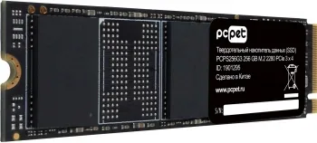  SSD PC Pet 256Gb PCPS256G3 M.2 2280 PCI-E3.0x4 OEM