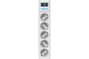   ZIS PILOT Surge protector Pilot SG5 5 outlets (GP), 10A / 2.2kVt 10M