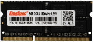   Kingspec 8Gb DDR3L 1600MHz SO-DIMM  KS1600D3N13508G RTL PC3-12800 CL11 204-pin 1.