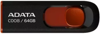   USB 2.0 ADATA Flash Drive 64Gb 008 Black-Red