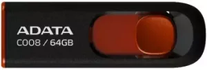   USB 2.0 ADATA Flash Drive 64Gb 008 Black-Red