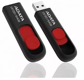   USB 2.0 ADATA Flash Drive 64Gb 008 Black-Red