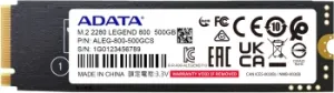  SSD ADATA 500GB M.2 2280 ALEG-800-500GCS