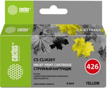   Cactus CS-CLI426Y   Canon MG5140/5240/6140/8140/MX884 (8,2ml)