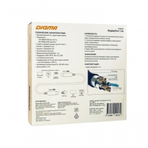  - Digma 1.4v AOC DisplayPort (m)/DisplayPort (m) 10.    