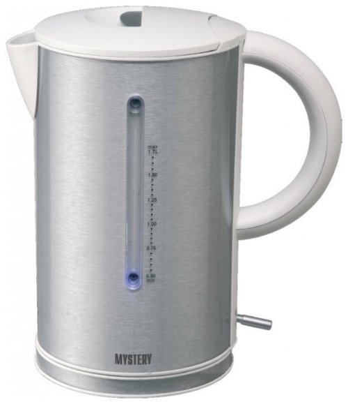 Чайник электрический Mystery MEK-1614 1.7л. 2200Вт серый (корпус: пластик)