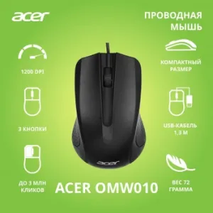  Acer OMW010 [ZL.MCEEE.001] Mouse USB (2but) black