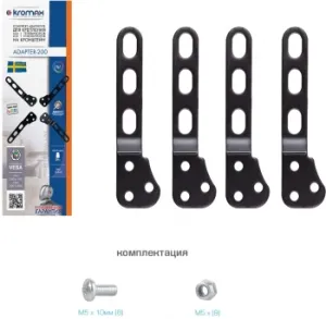    Kromax ADAPTER-200 black, 80 /, . . .  TV, max VESA 20