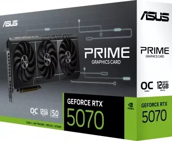  ASUS PRIME-RTX5070-O12G//RTX5070,HDMI*2,DP*3,12G,D7; 90YV0M10-M0NA00
