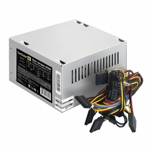   600W ExeGate CP600 (ATX, PC, 8cm fan, 24pin, 4+4pin, PCI-E, 3xSATA, 2xIDE,  220V 