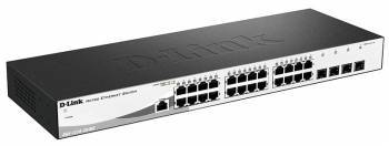  D-Link DGS-1210-28/ME/B2A, L2 Managed Switch with 24 10/100/1000Base-T ports and 4 1000Ba