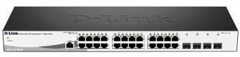  D-Link DGS-1210-28/ME/B2A, L2 Managed Switch with 24 10/100/1000Base-T ports and 4 1000Ba