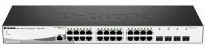  D-Link DGS-1210-28/ME/B2A, L2 Managed Switch with 24 10/100/1000Base-T ports and 4 1000Ba