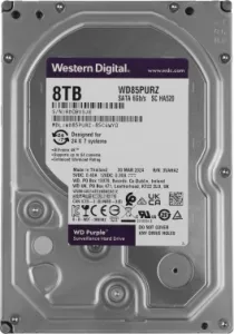   8TB WD Purple (WD85PURZ) {Serial ATA III, 5640- rpm, 256Mb, 3.5}