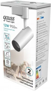  GAUSS   12W 950lm 4000K 180-220V IP20 55*190  LED 1/40 TR064