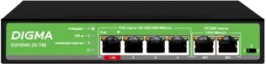  Digma DSP204G-2G-T80 (L2) 6x1/ 4PoE 4PoE+ 1PoE++ 80W 
