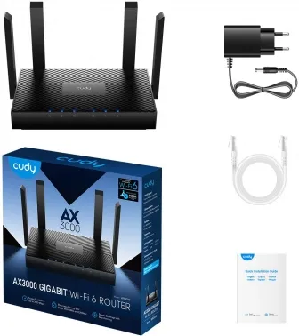  Cudy WR3000 AX3000 10/100BASE-TX/Wi-Fi 