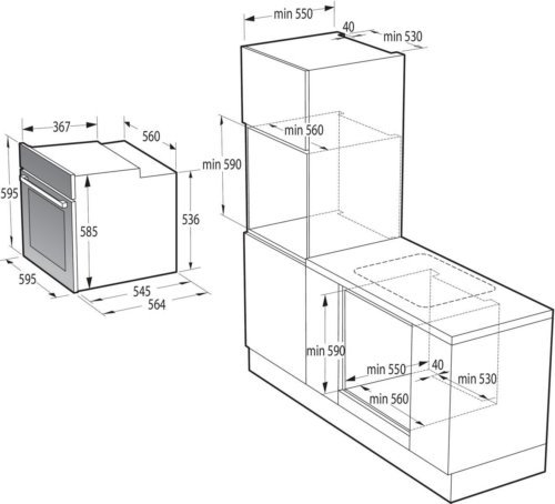    Gorenje BOS67372CLB 