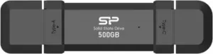  SSD Silicon Power USB-C 500GB SP500GBUC3S72V1K DS72 1.8  USB-A